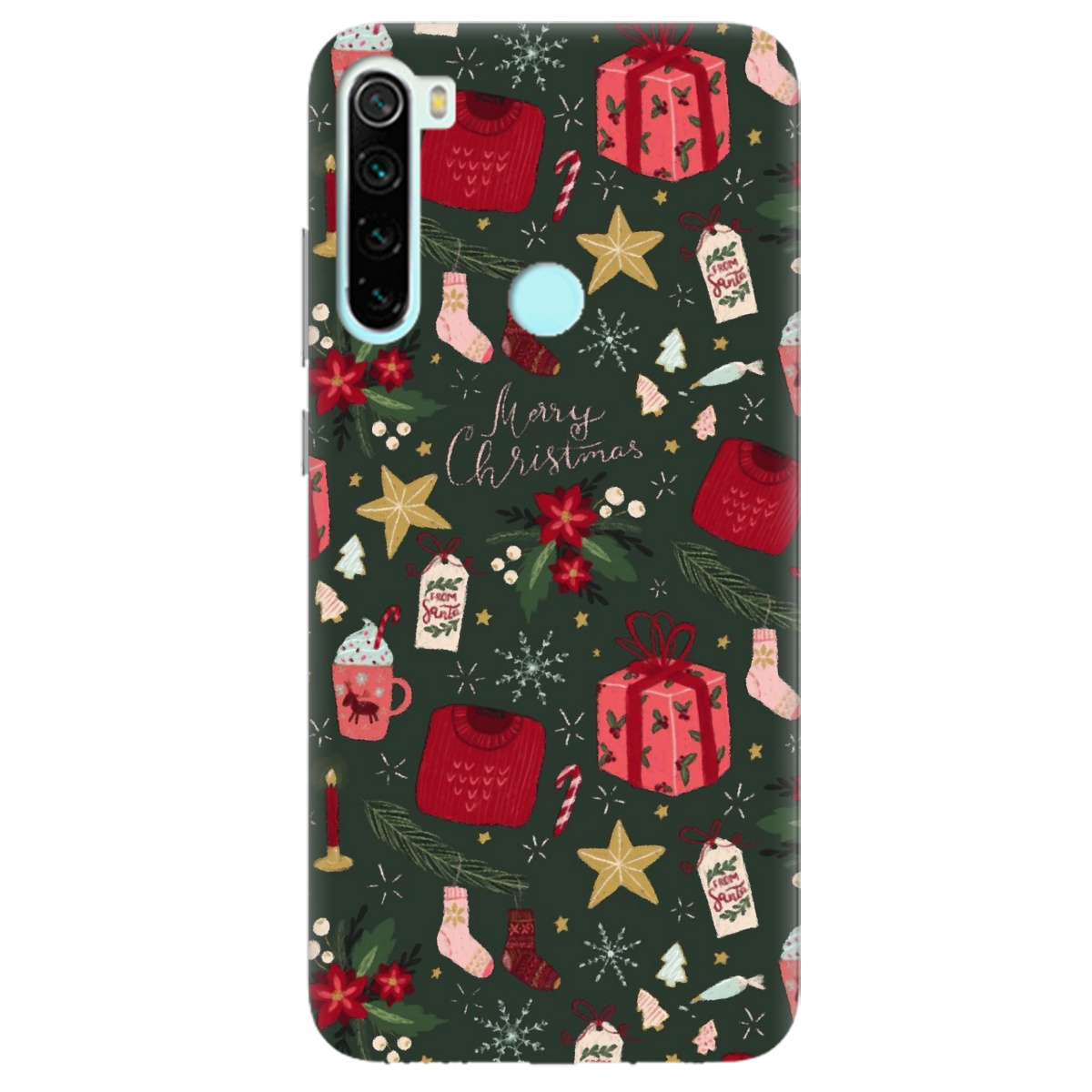 Чехол для Xiaomi Redmi Note 8 Merry christmas - фото 1 Чехол для Xiaomi Redmi Note 8 Merry christmas - фото 1 - Чехлы для телефонов