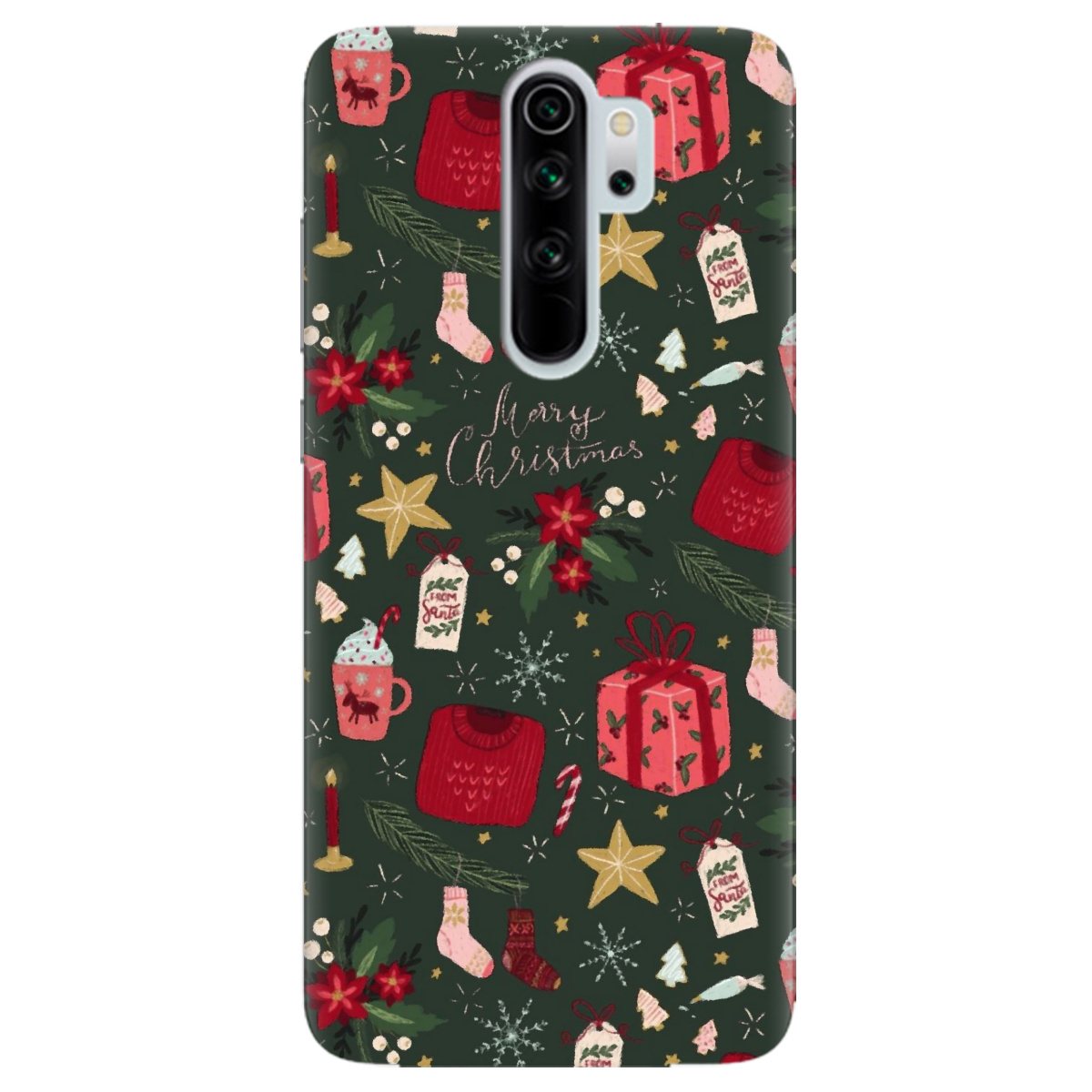 Чехол для Xiaomi Redmi Note 8 Pro Merry christmas - фото 1 - Чехлы для телефонов