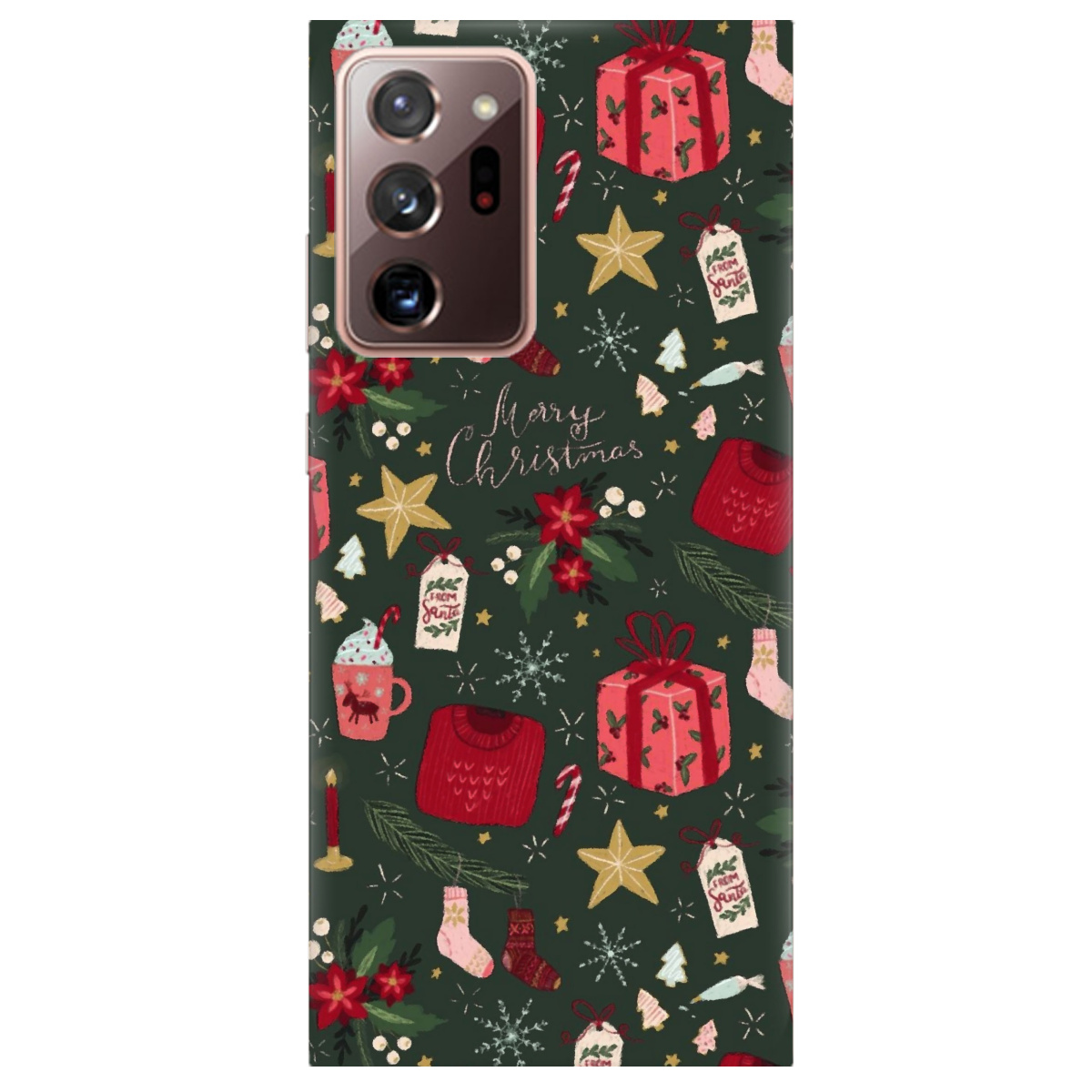 Чехол для Samsung Galaxy Note 20 Ultra Merry christmas - фото 1 - Чехлы для телефонов