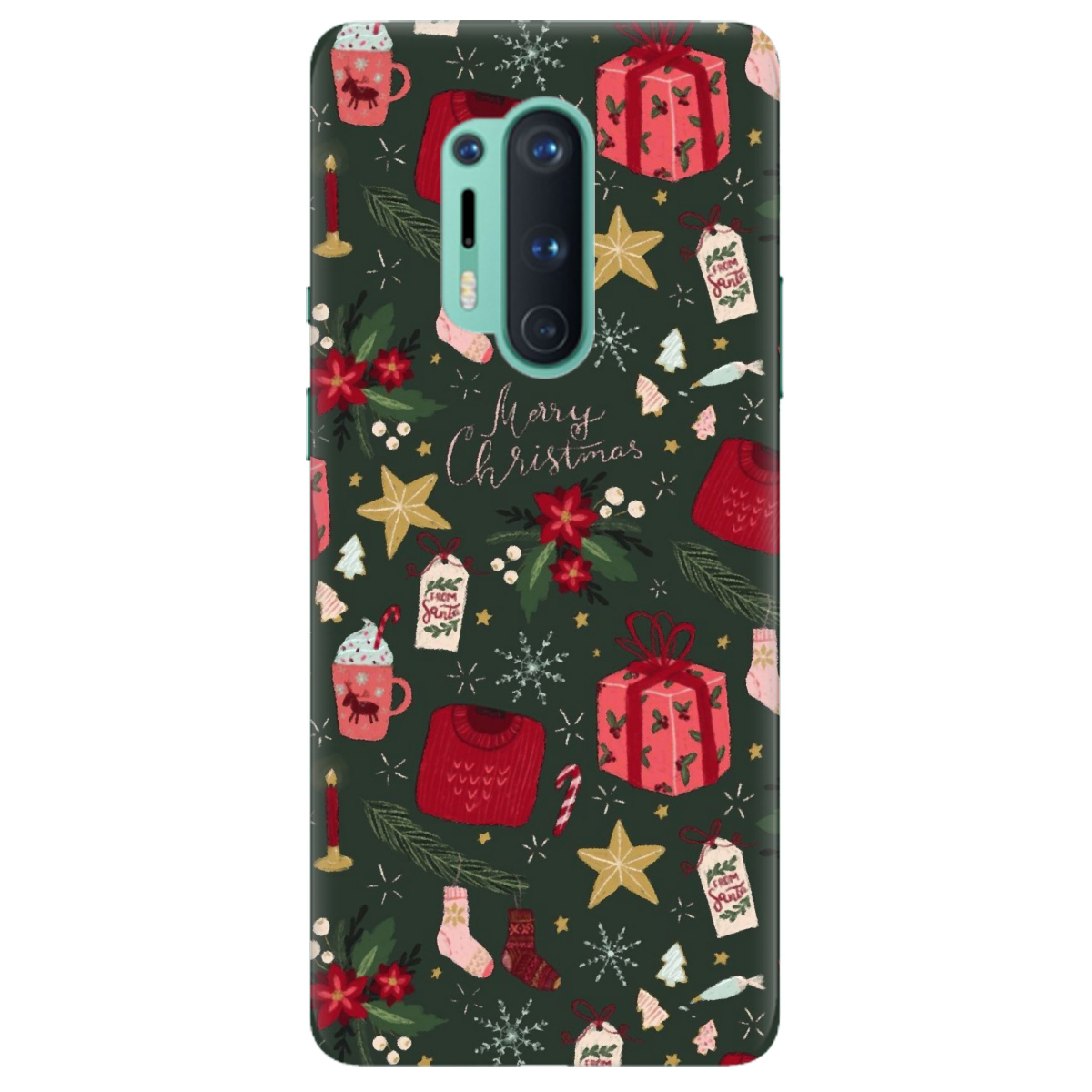 Чохол для OnePlus 8 Pro Merry christmas - фото 1 - Чохли для телефонів