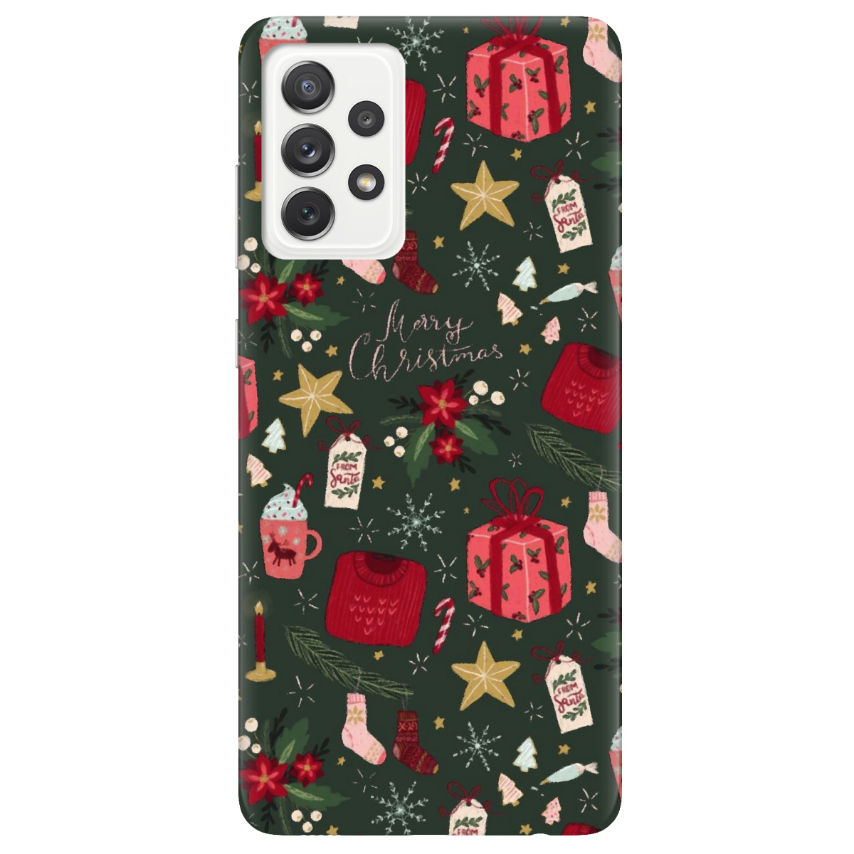 Чехол для Samsung Galaxy A72 Merry christmas - фото 1 Чехол для Samsung Galaxy A72 Merry christmas - фото 1 - Чехлы для телефонов
