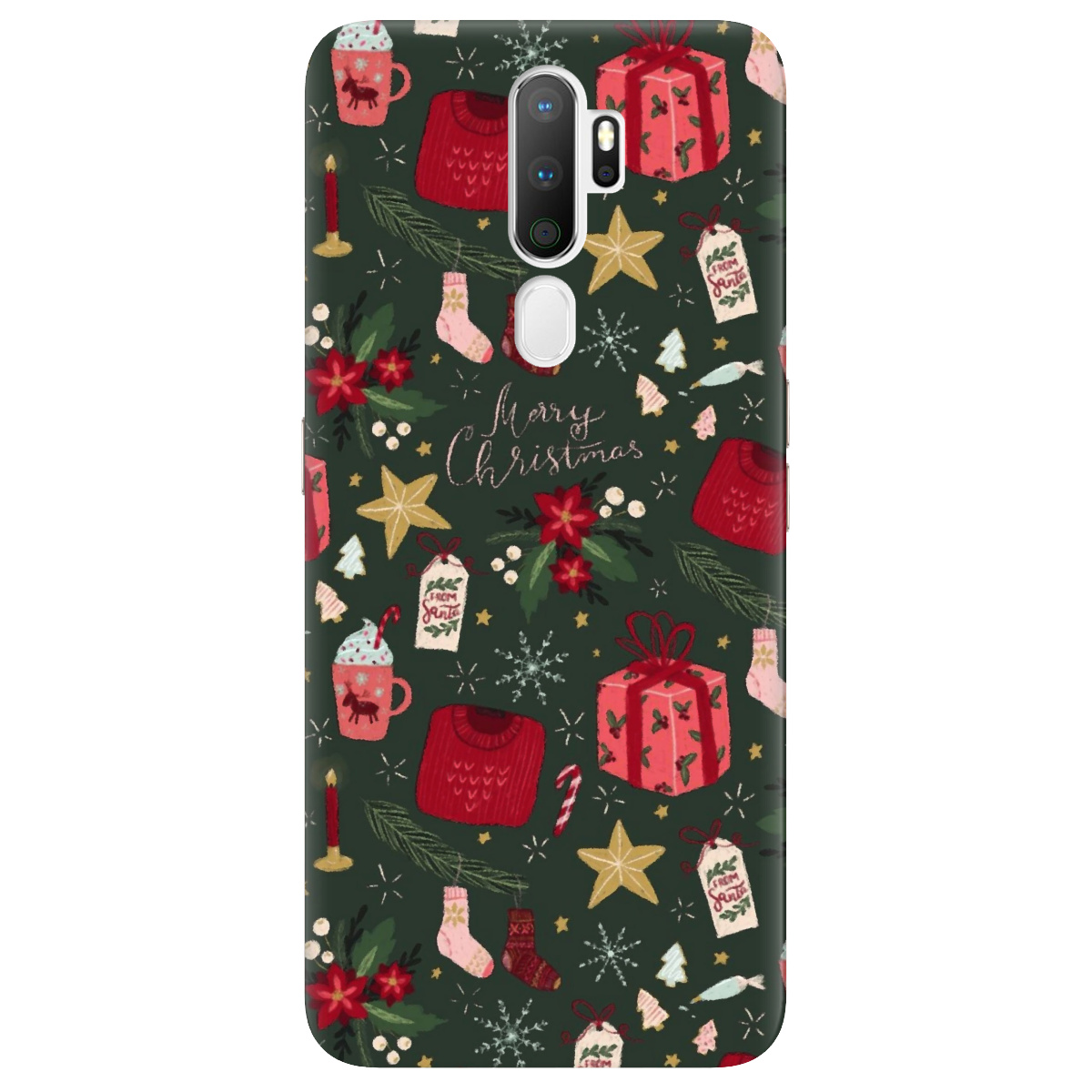 Чохол для Oppo A5 2020/A9 2020 Merry christmas - фото 1 - Чохли для телефонів