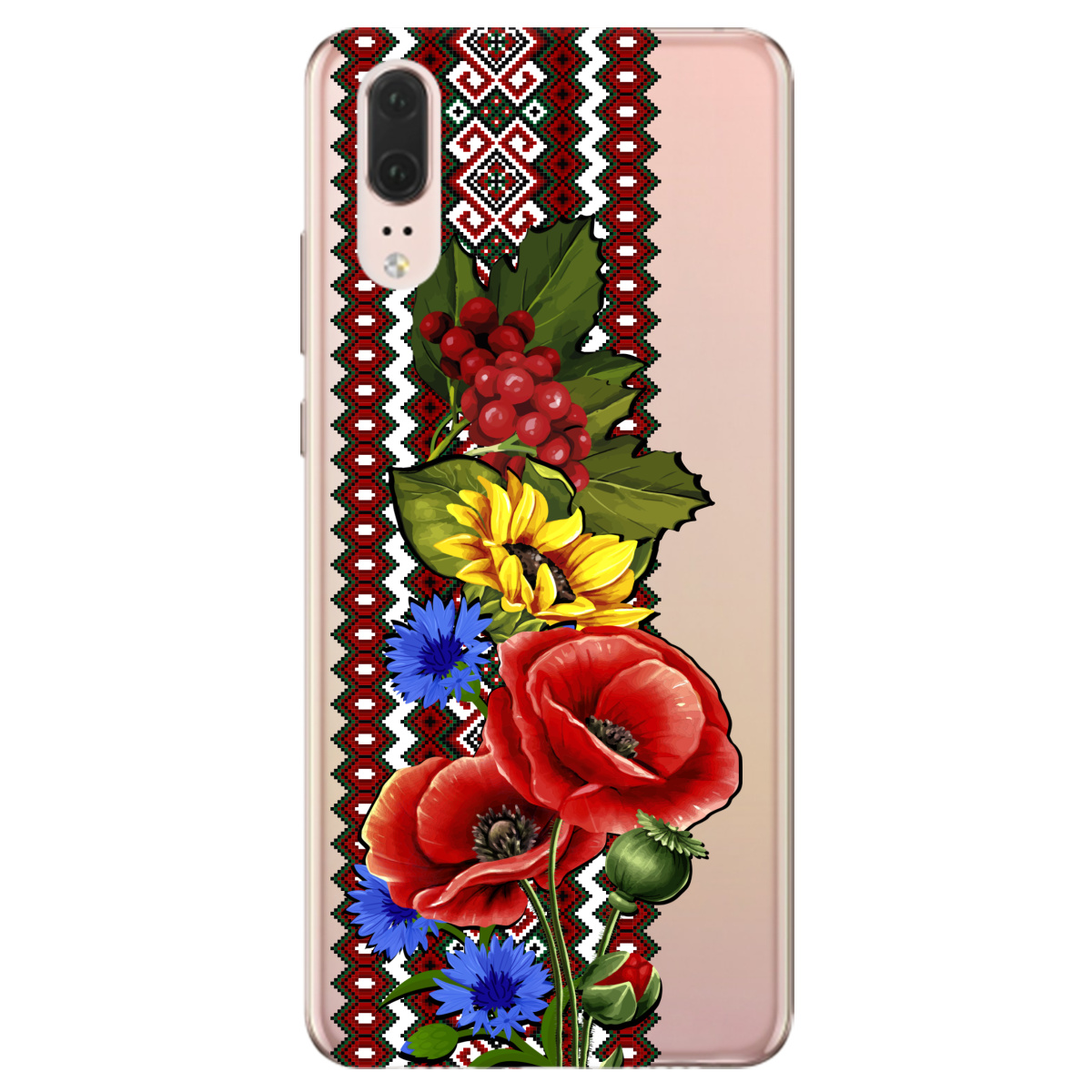 Чохол для Huawei P20 Ukraine ornament - фото 1 - Чохли для телефонів