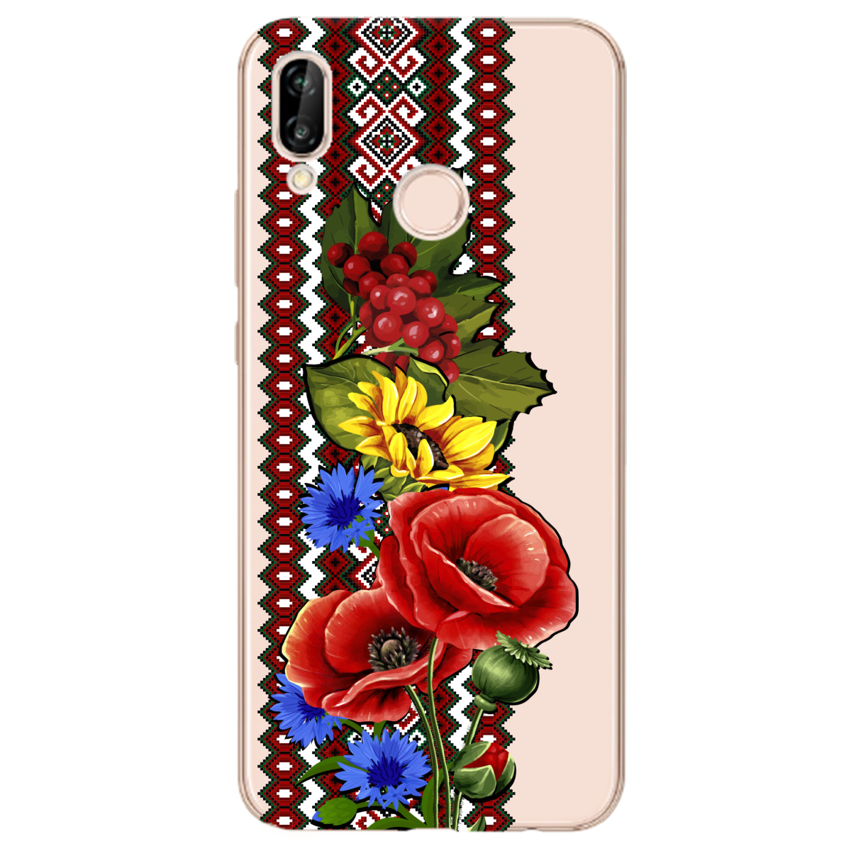 Чехол для Huawei P20 Lite Ukraine ornament - фото 1 - Чехлы для телефонов