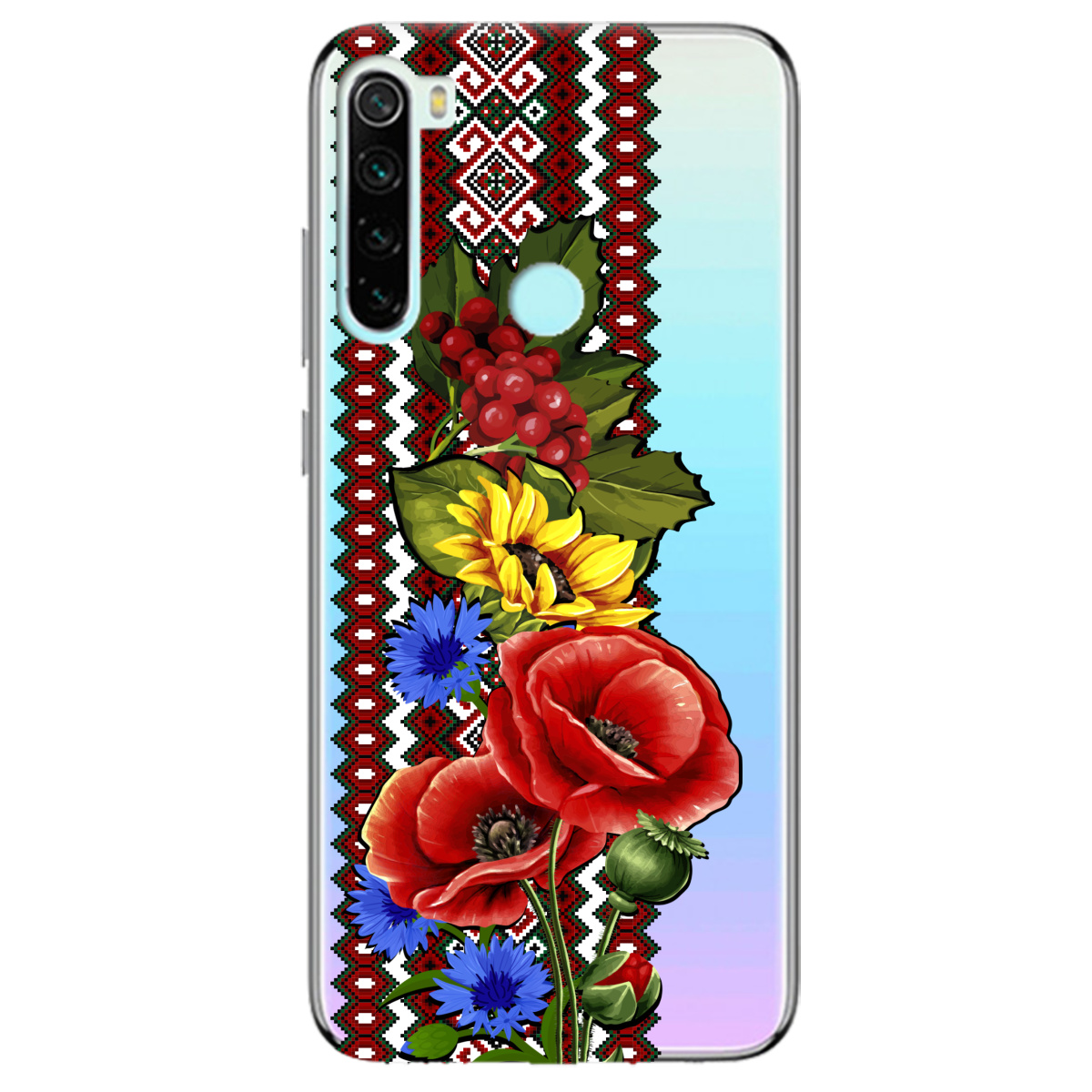 Чехол для Xiaomi Redmi Note 8 Ukraine ornament - фото 1 - Чехлы для телефонов