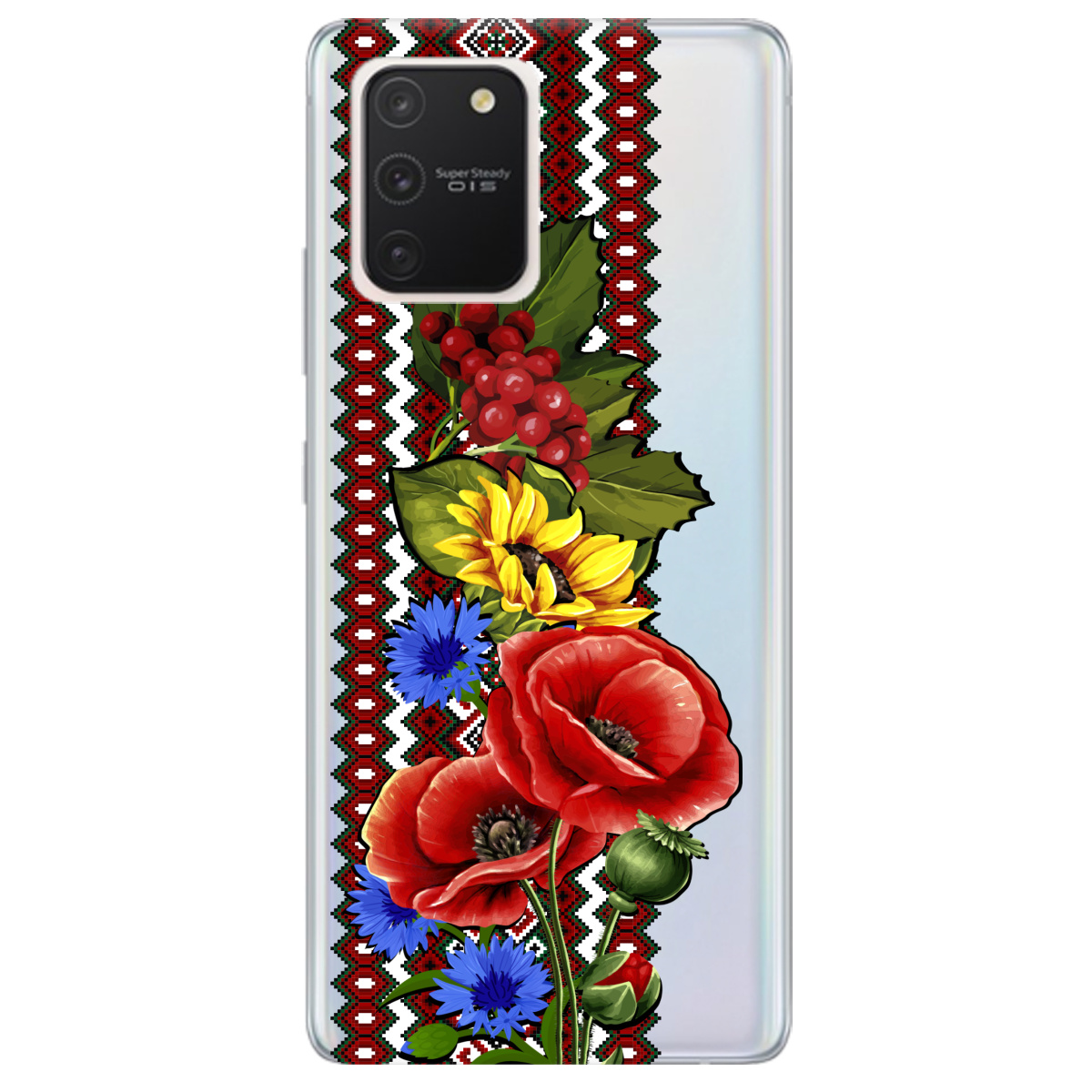 Чехол для Samsung Galaxy S10 Lite Ukraine ornament - фото 1 - Чехлы для телефонов