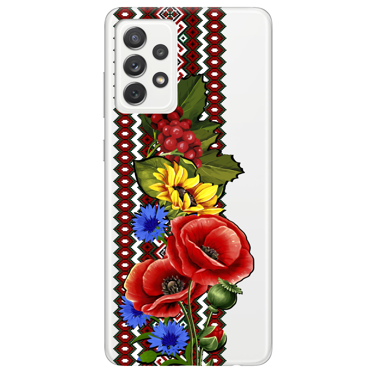 Чохол для Samsung Galaxy A72 Ukraine ornament - фото 1 - Чохли для телефонів