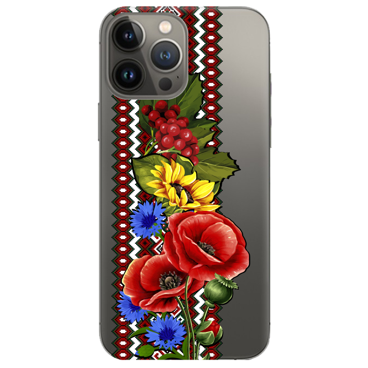 Чехол для Apple iPhone 13 Pro Ukraine ornament - фото 1 - Чехлы для телефонов