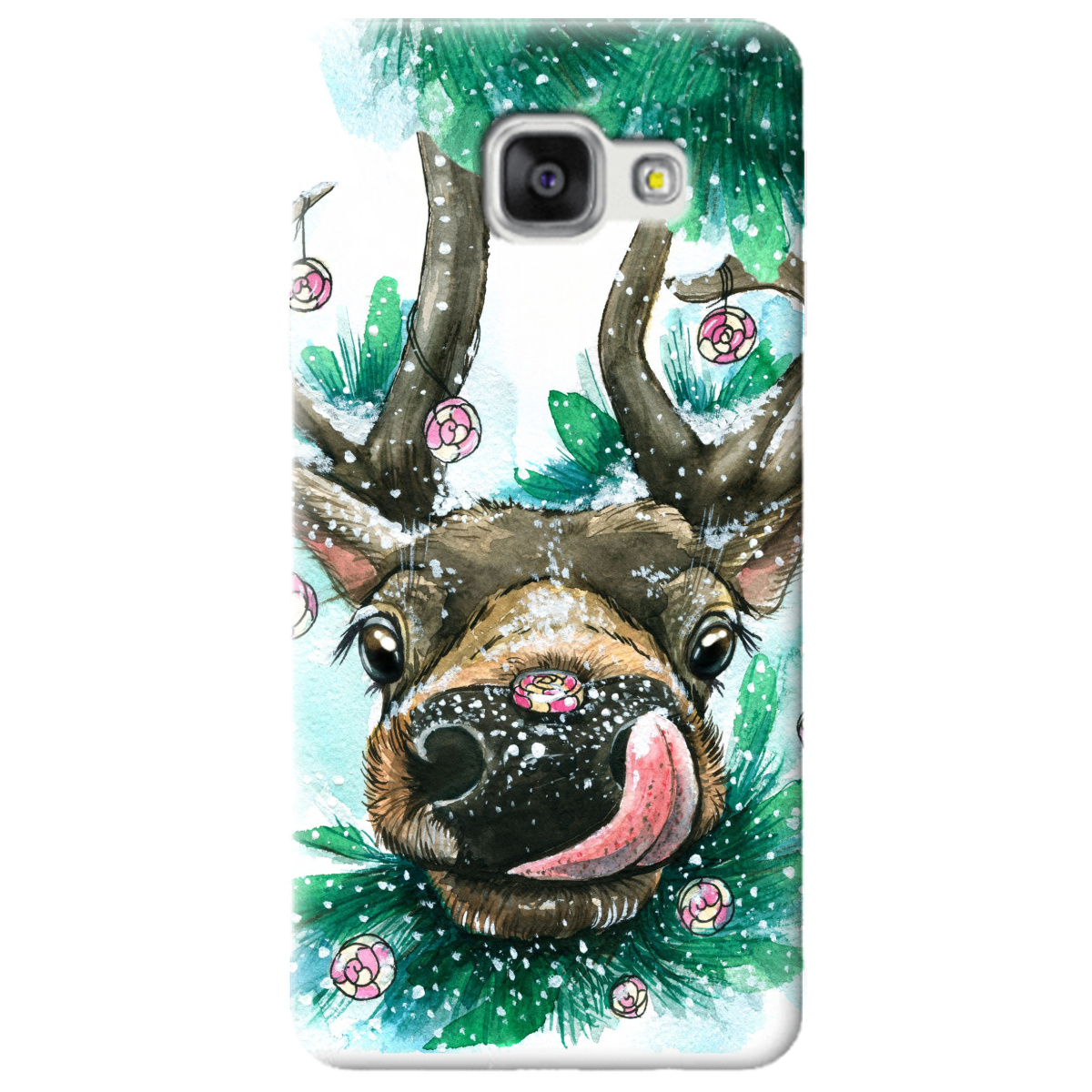 Чехол для Samsung Galaxy A3 2016 Сute deer - фото 1 Чехол для Samsung Galaxy A3 2016 Сute deer - фото 1 - Чехлы для телефонов