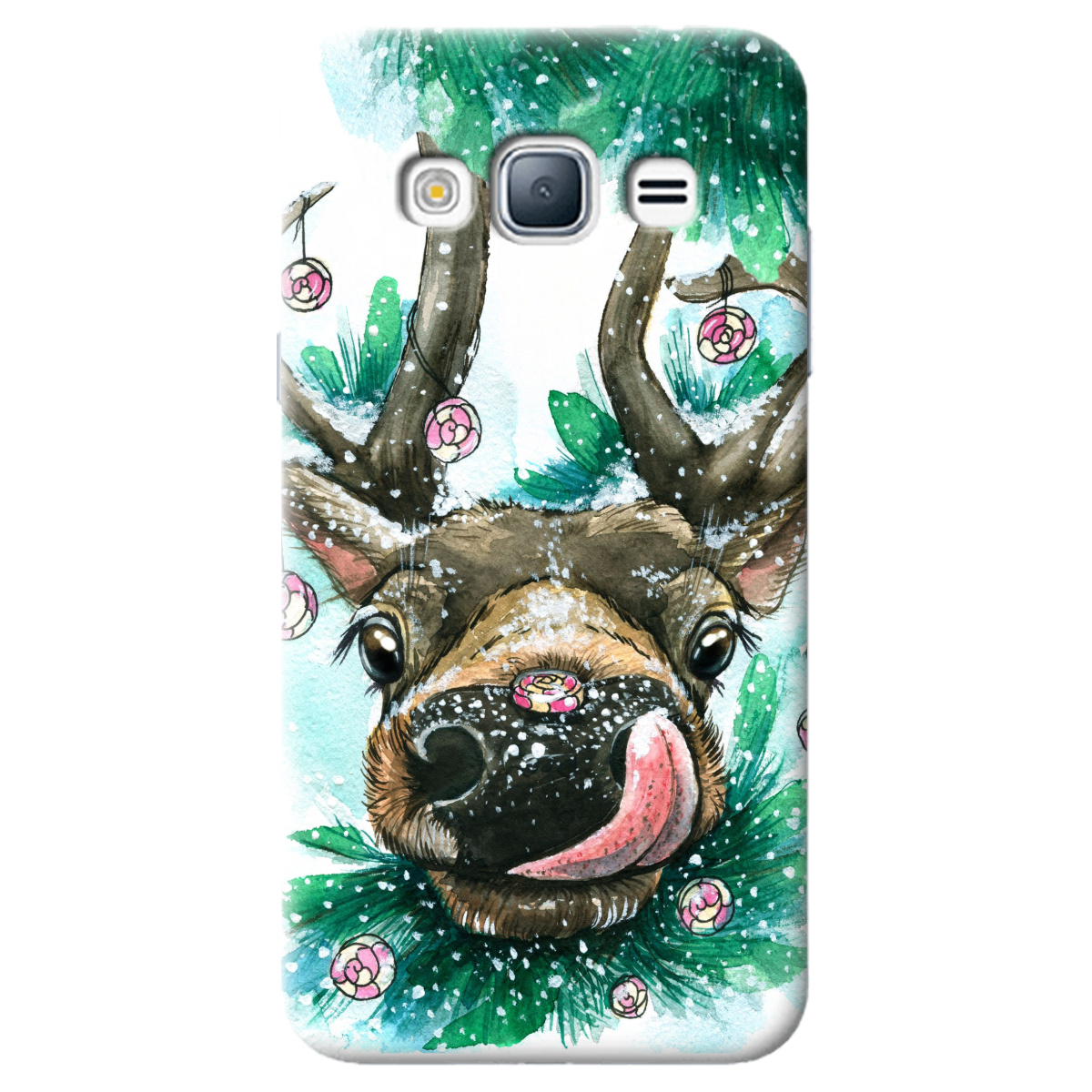 Чехол для Samsung Galaxy J3 2016 Сute deer - фото 1 Чехол для Samsung Galaxy J3 2016 Сute deer - фото 1 - Чехлы для телефонов