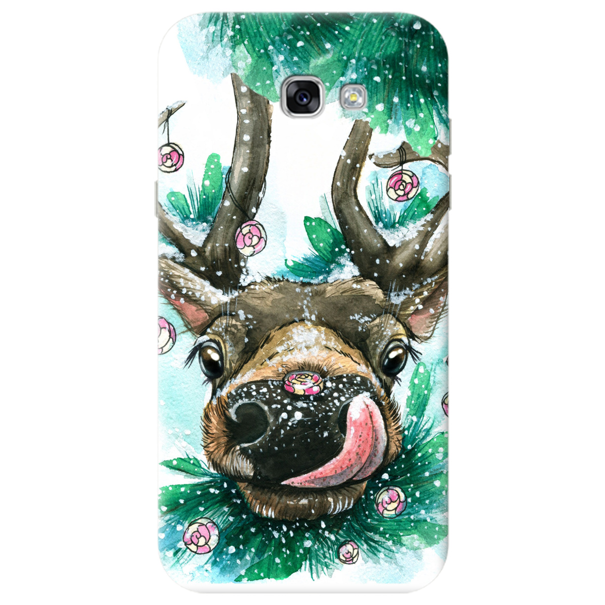 Чохол для Samsung Galaxy A7 2017 Сute deer - фото 1 Чохол для Samsung Galaxy A7 2017 Сute deer - фото 1 - Чохли для телефонів