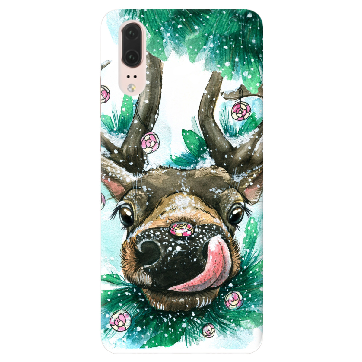 Чехол для Huawei P20 Сute deer - фото 1 - Чехлы для телефонов