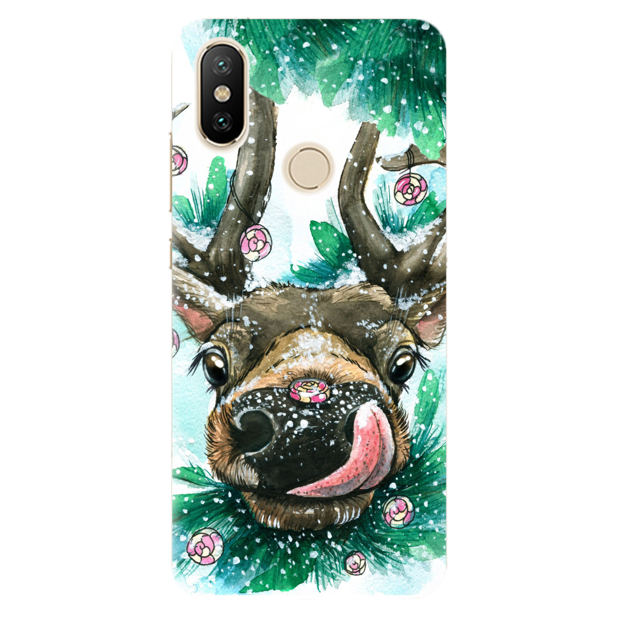 Чехол для Xiaomi Mi A2 Lite Сute deer - фото 1 - Чехлы для телефонов