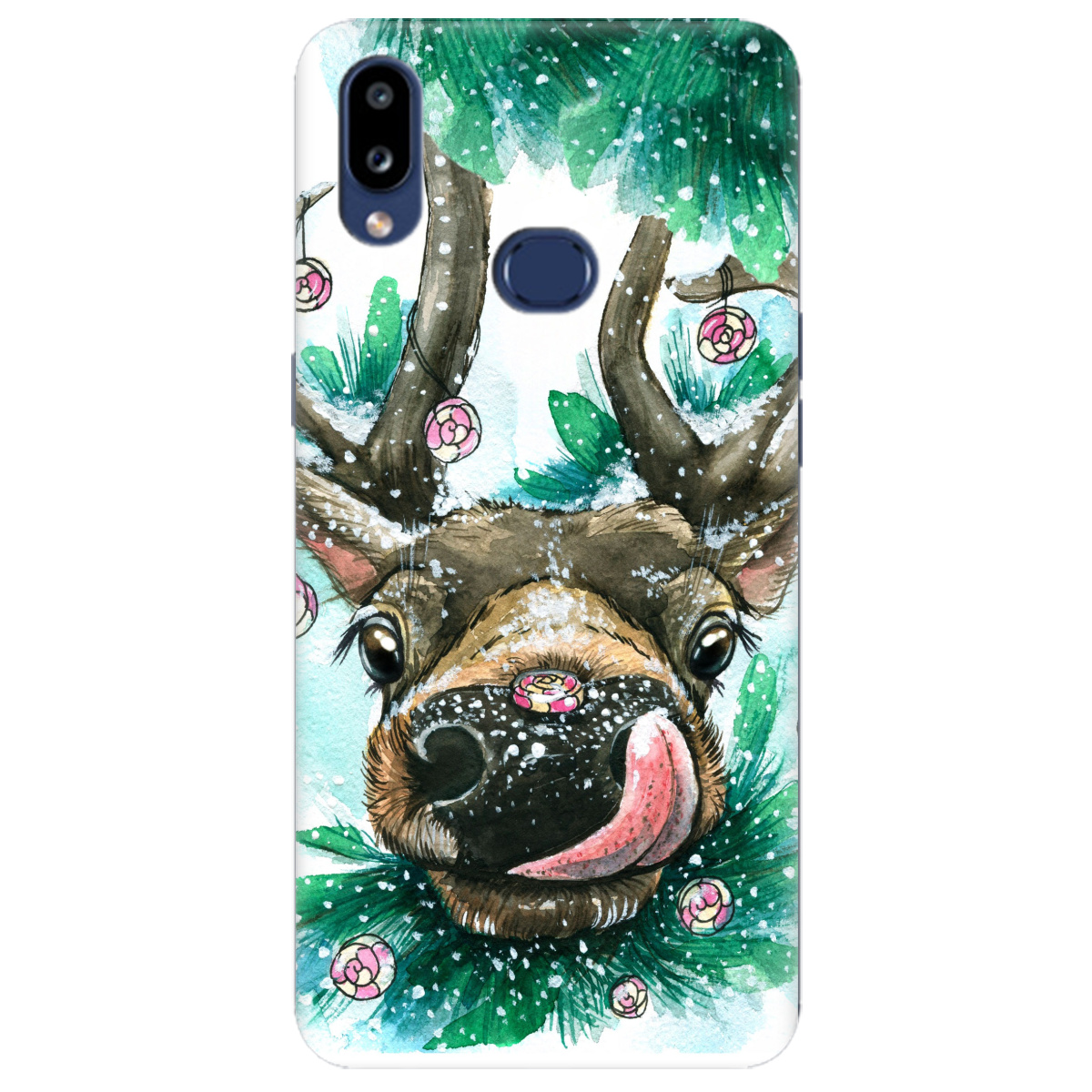Чохол для Samsung Galaxy A10s Сute deer - фото 1 Чохол для Samsung Galaxy A10s Сute deer - фото 1 - Чохли для телефонів