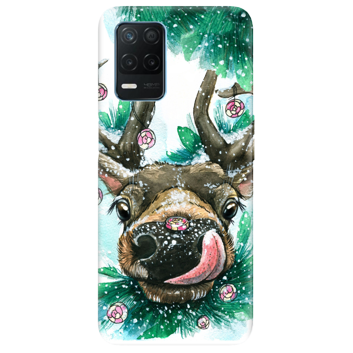 Чехол для Realme 8 4G Сute deer - фото 1 - Чехлы для телефонов