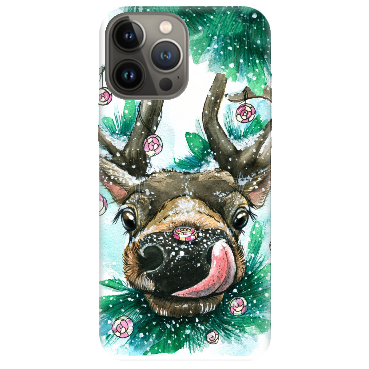 Чохол для Apple iPhone 13 Pro Сute deer - фото 1 Чохол для Apple iPhone 13 Pro Сute deer - фото 1 - Чохли для телефонів