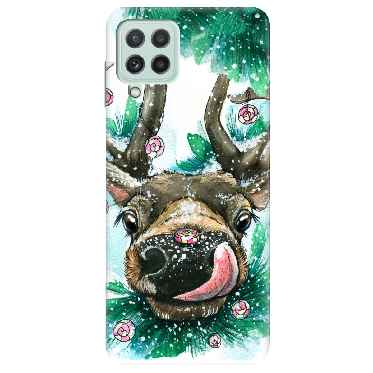 Чехол для Samsung Galaxy M22 Сute deer - фото 1 - Чехлы для телефонов