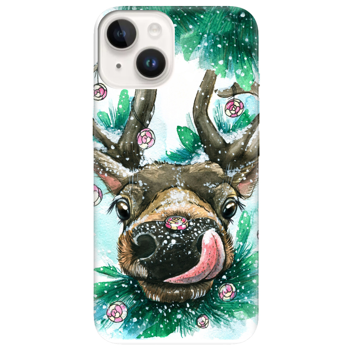 Чехол для Apple iPhone 14 Plus Сute deer - фото 1 Чехол для Apple iPhone 14 Plus Сute deer - фото 1 - Чехлы для телефонов