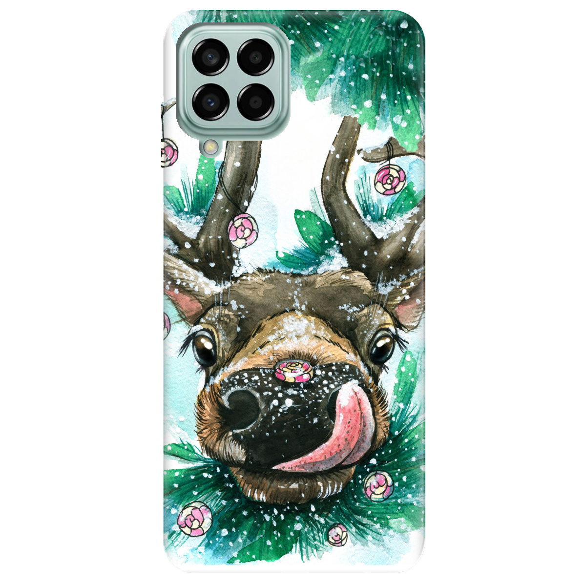 Чохол для Samsung Galaxy M33 5G Сute deer - фото 1 Чохол для Samsung Galaxy M33 5G Сute deer - фото 1 - Чохли для телефонів