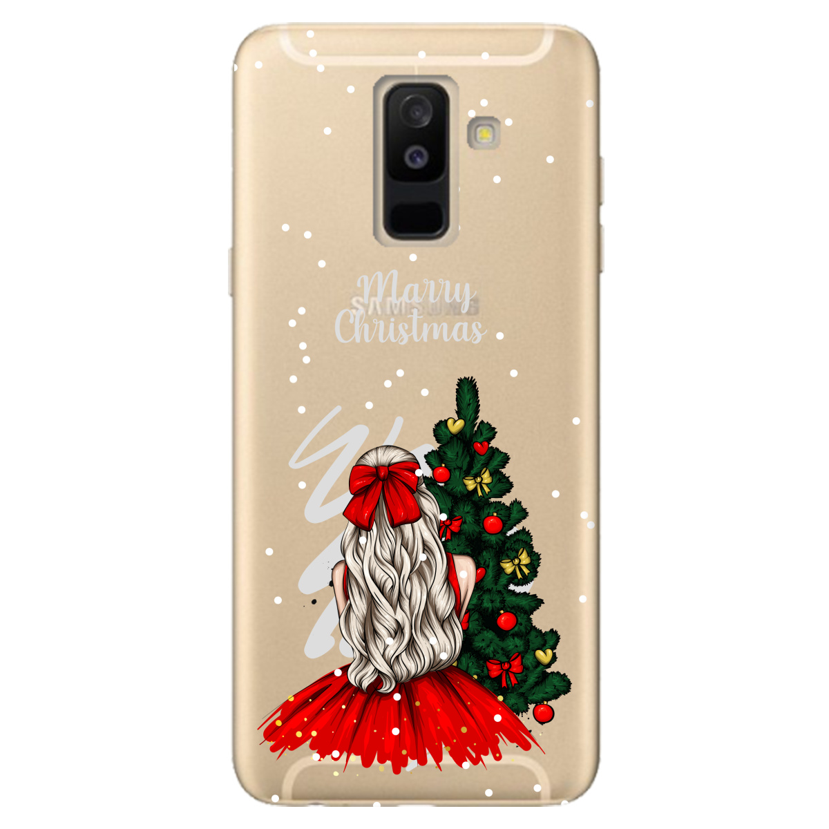 Чохол для Samsung Galaxy A6 Plus 2018 Beautiful christmas - фото 1 Чохол для Samsung Galaxy A6 Plus 2018 Beautiful christmas - фото 1 - Чохли для телефонів