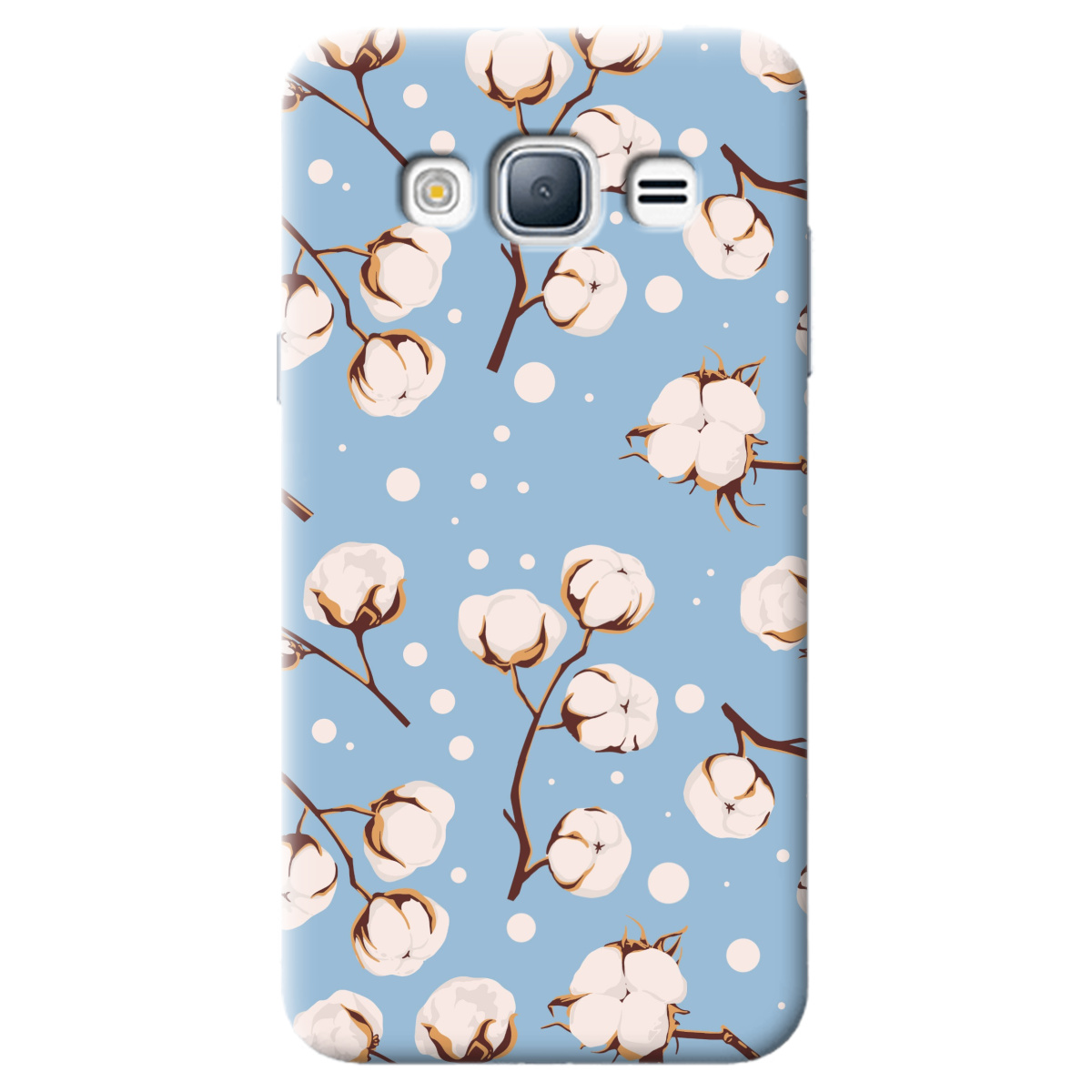 Чохол для Samsung Galaxy J3 2016 Квітка бавовни - фото 1 - Чохли для телефонів