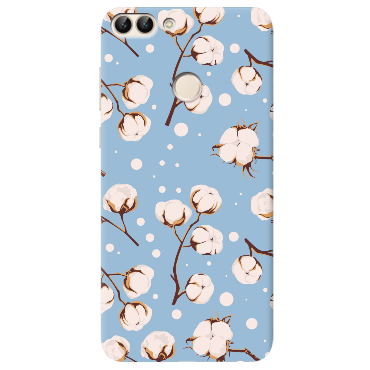 Чохол для Huawei P Smart Квітка бавовни - фото 1 - Чохли для телефонів