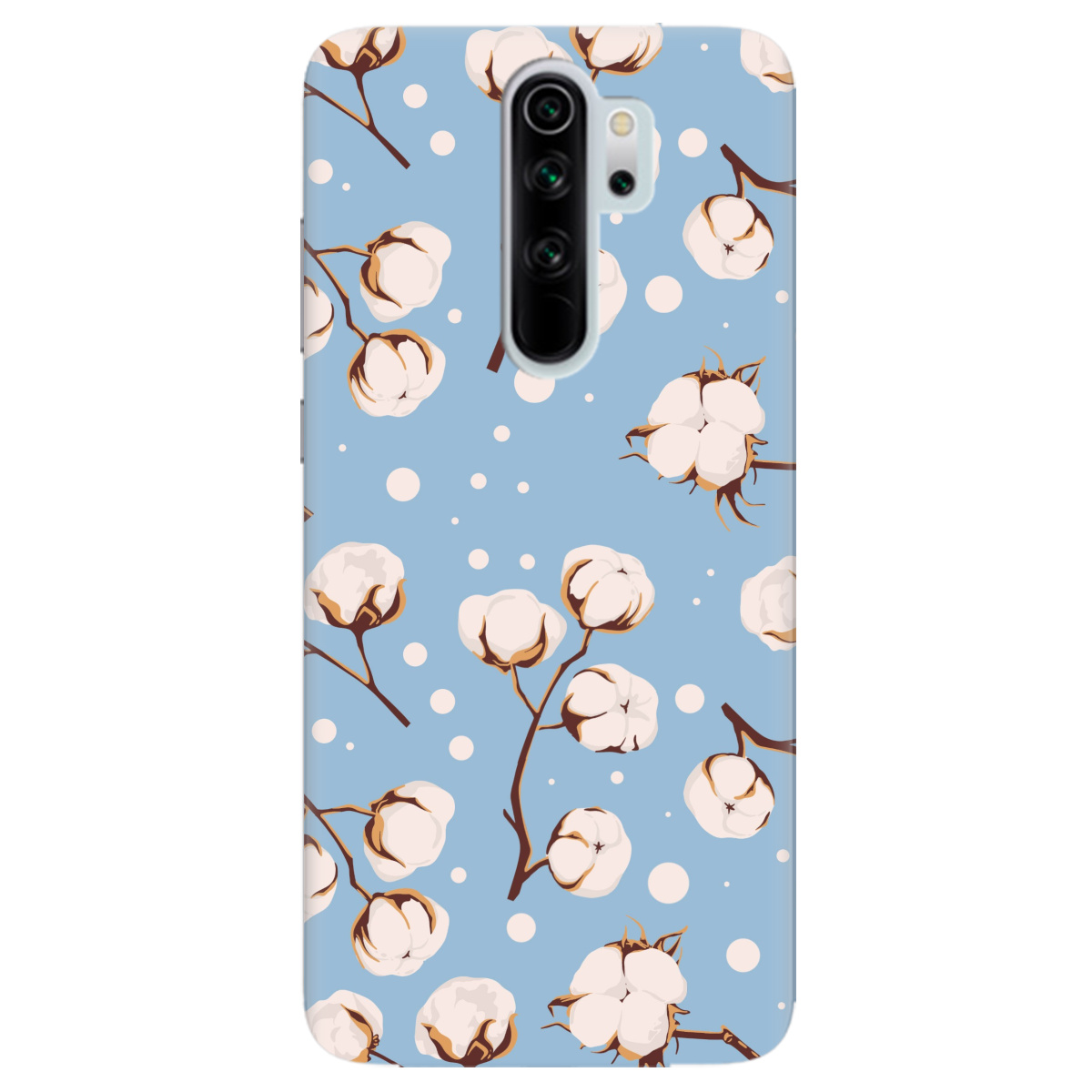 Чохол для Xiaomi Redmi Note 8 Pro Квітка бавовни - фото 1 - Чохли для телефонів