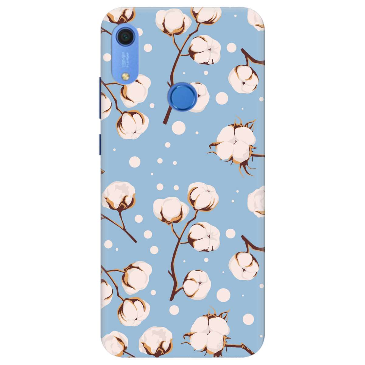 Чехол для Huawei Y6s Квітка бавовни - фото 1 - Чехлы для телефонов