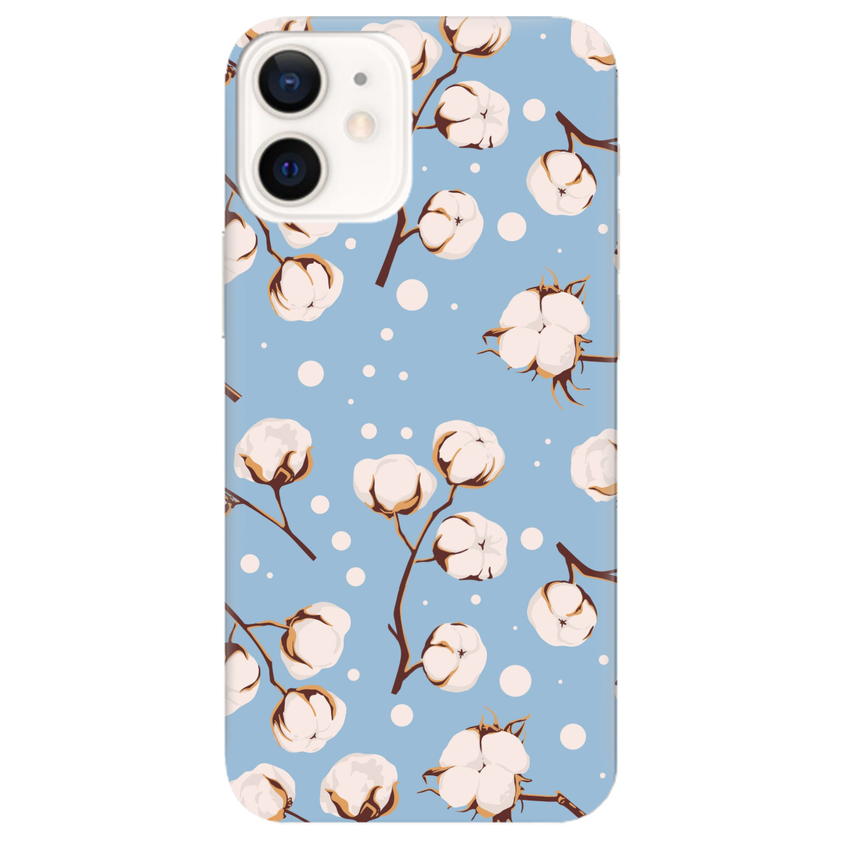 Чохол для Apple iPhone 12 Mini Квітка бавовни - фото 1 - Чохли для телефонів