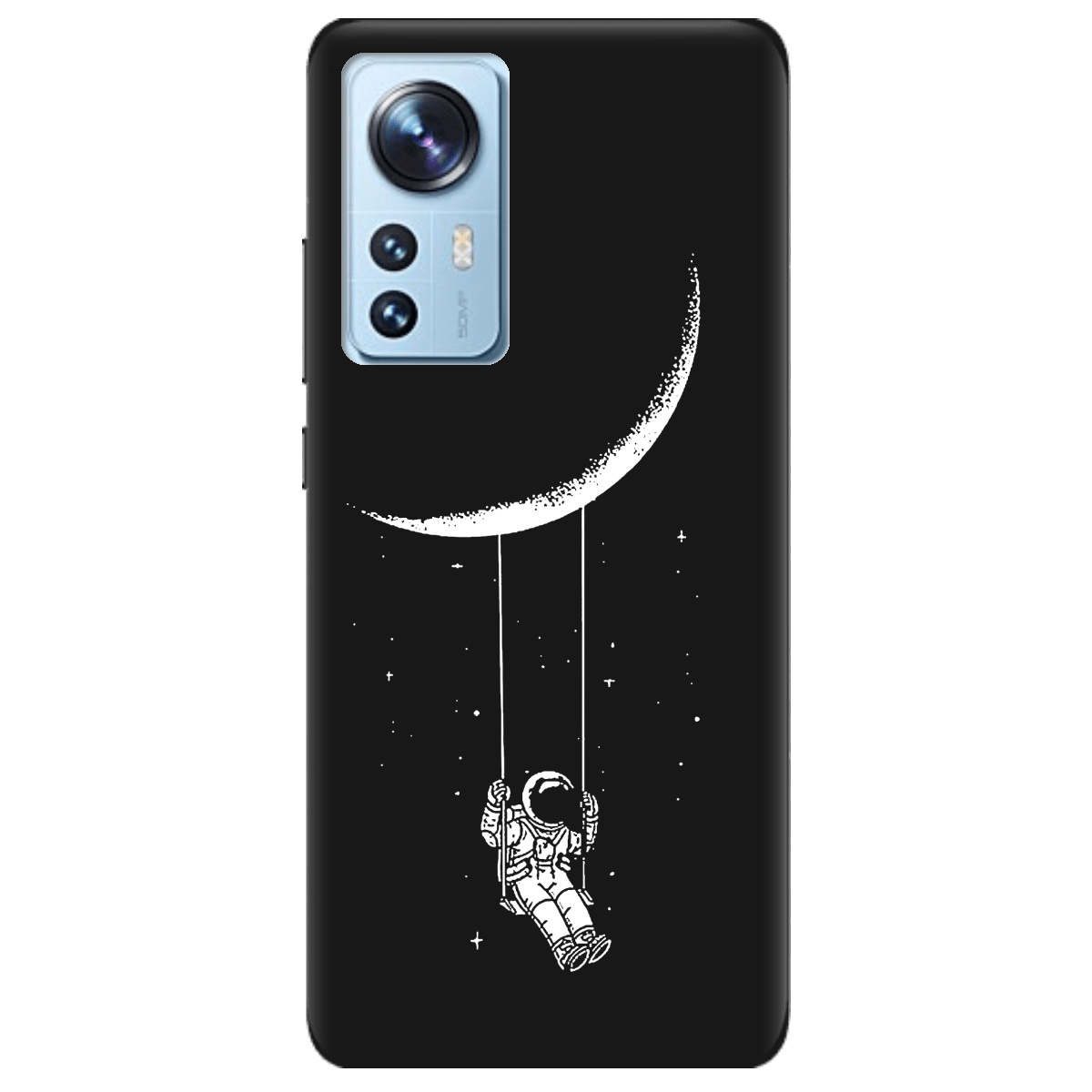 Чохол для Xiaomi 12 чорний матовий soft touch Swing - фото 1 Чохол для Xiaomi 12 чорний матовий soft touch Swing - фото 1 - Чохли для телефонів