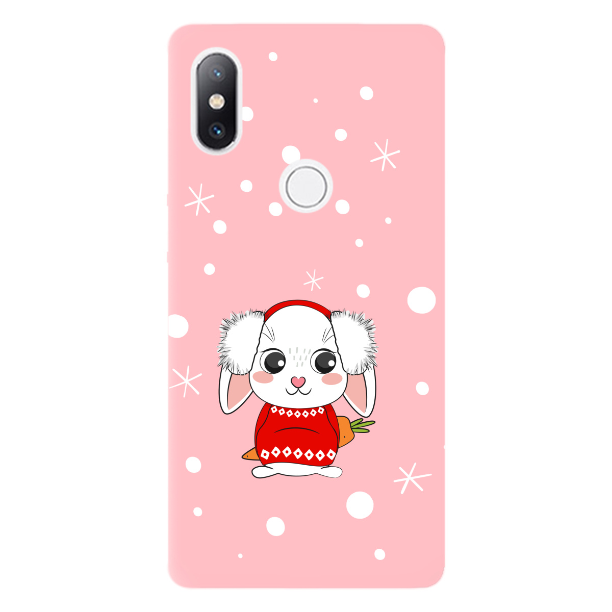 Чехол для Xiaomi Mi Mix 2S нежно-розовый матовый soft touch My bunny - фото 1 Чехол для Xiaomi Mi Mix 2S нежно-розовый матовый soft touch My bunny - фото 1 - Чехлы для телефонов