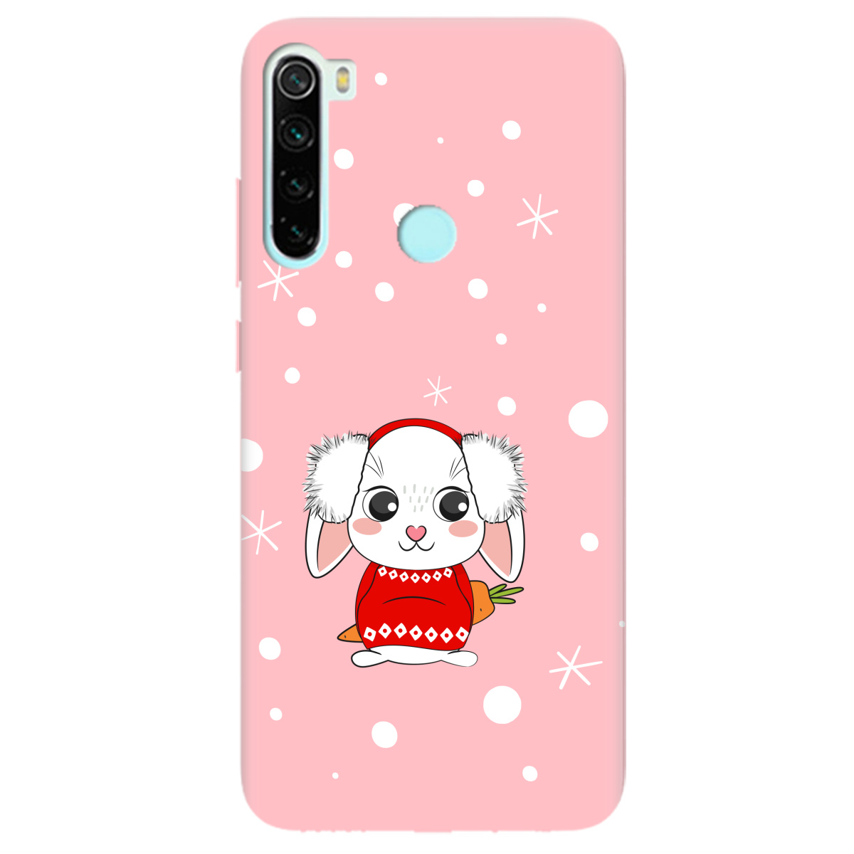 Чохол для Xiaomi Redmi Note 8 ніжно-рожевий матовий soft touch My bunny - фото 1 Чохол для Xiaomi Redmi Note 8 ніжно-рожевий матовий soft touch My bunny - фото 1 - Чохли для телефонів