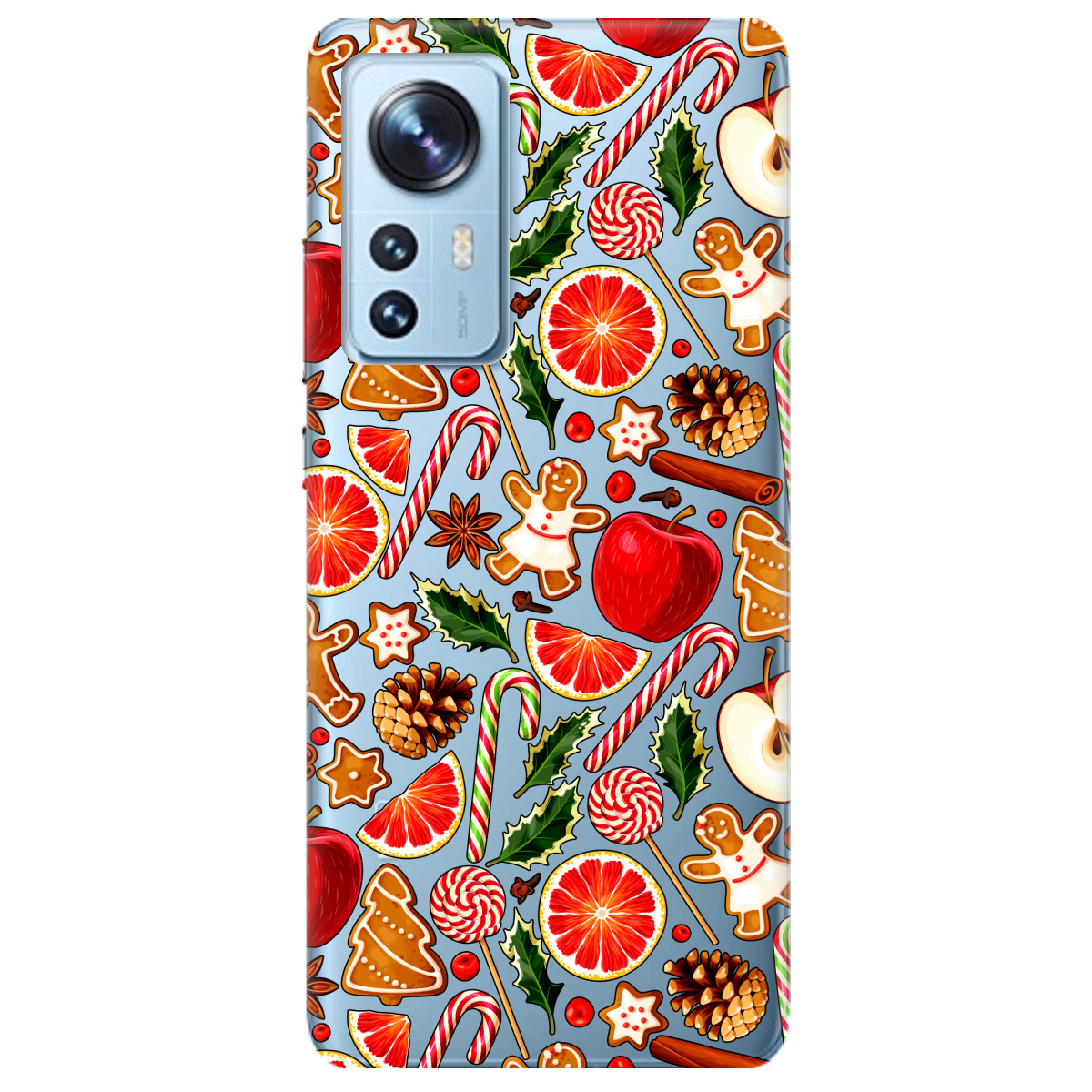 Чехол для Xiaomi 12X Christmas spices - фото 1 Чехол для Xiaomi 12X Christmas spices - фото 1 - Чехлы для телефонов
