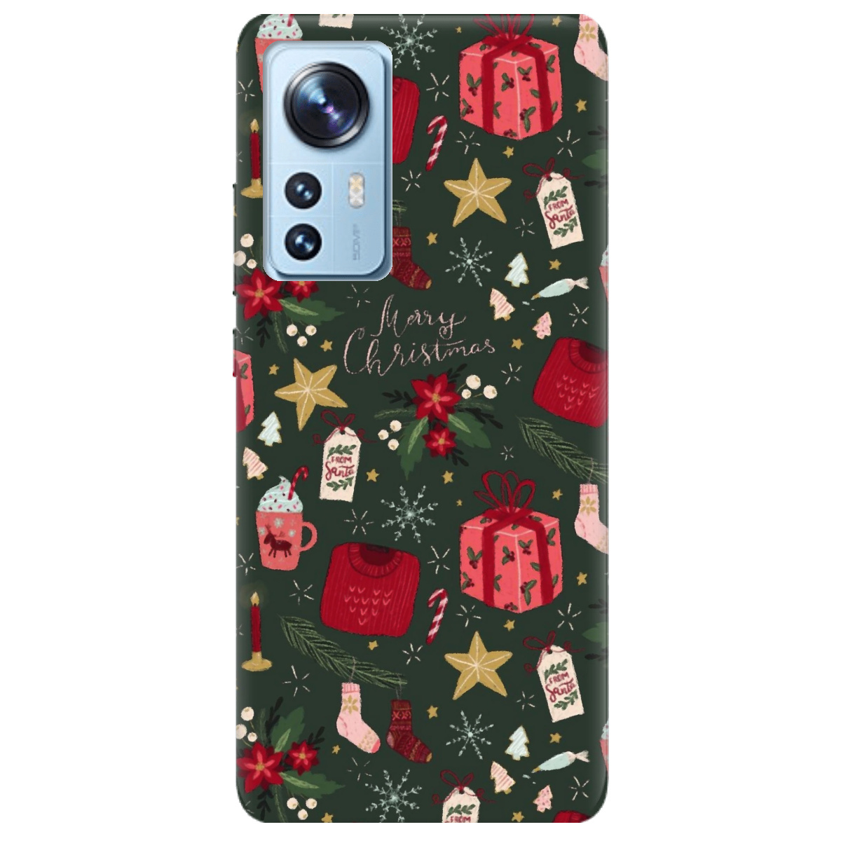 Чохол для Xiaomi 12X Merry christmas - фото 1 - Чохли для телефонів