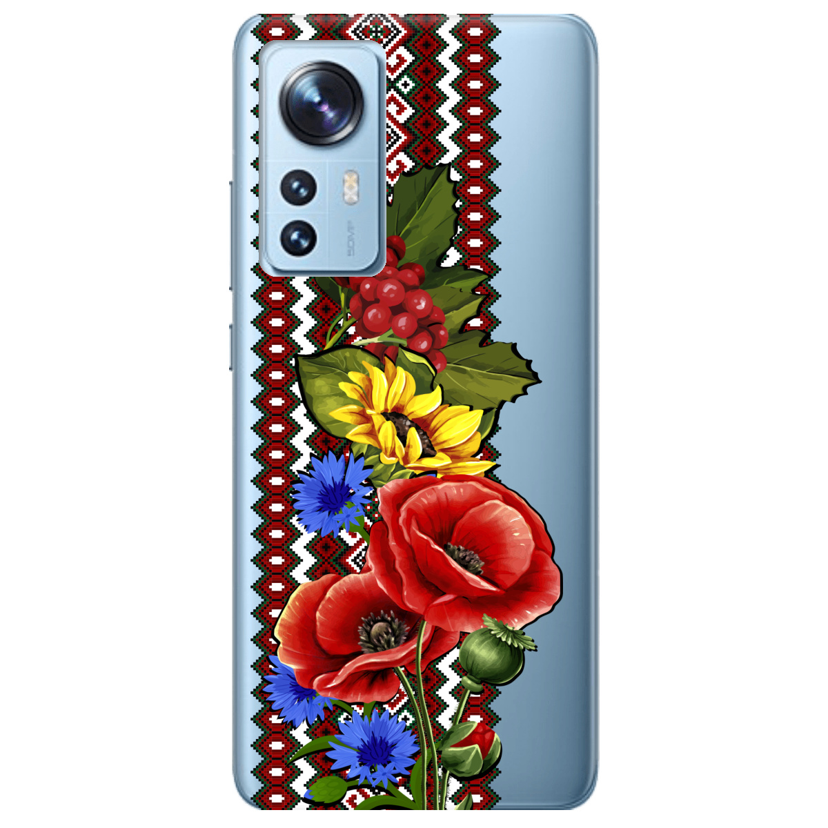 Чехол для Xiaomi 12X Ukraine ornament - фото 1 - Чехлы для телефонов