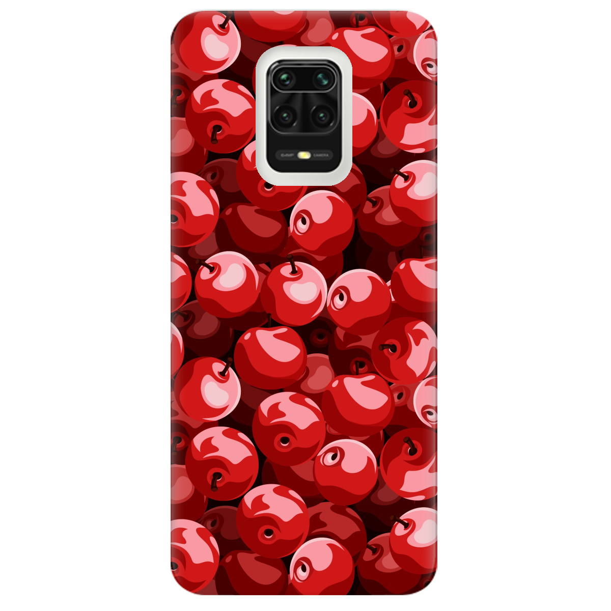 Чехол для Xiaomi Redmi Note 9 Pro Cherry - фото 1 Чехол для Xiaomi Redmi Note 9 Pro Cherry - фото 1 - Чехлы для телефонов