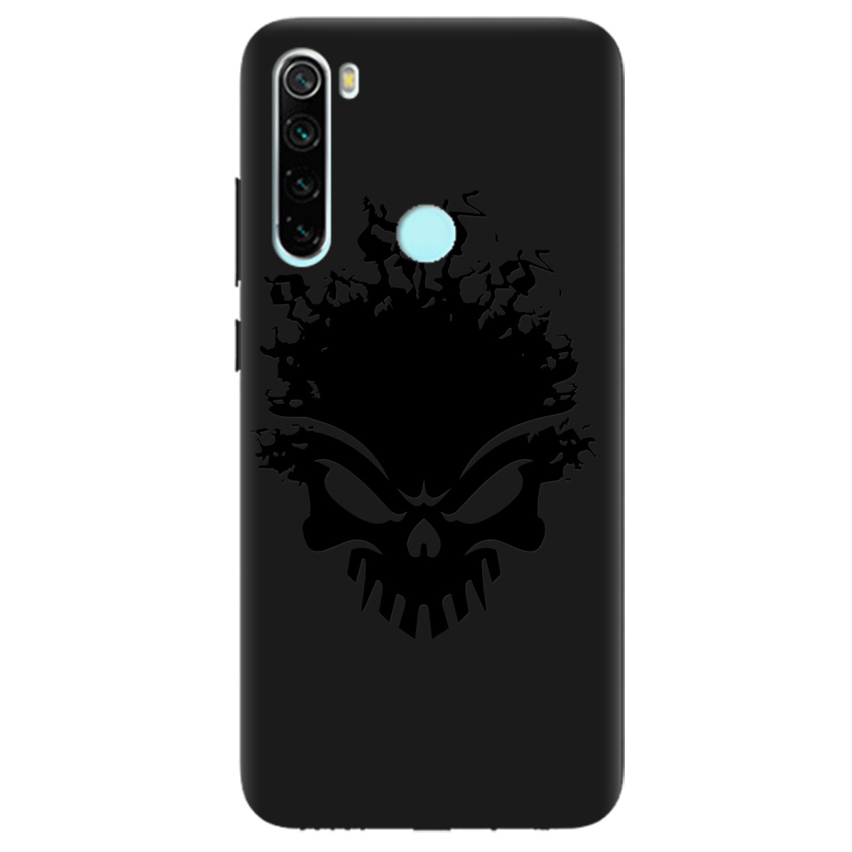 Чехол для Xiaomi Redmi Note 8T черный матовый soft touch Ugolek - фото 1 - Чехлы для телефонов