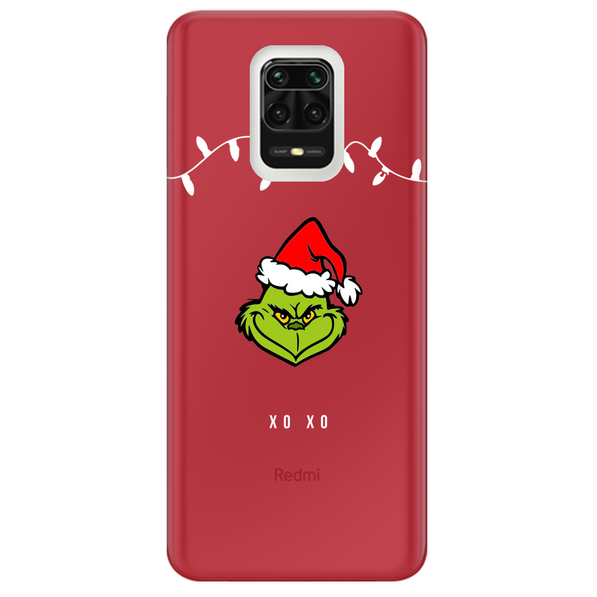 Чехол для Xiaomi Redmi Note 9 Pro Grinch xo xo - фото 1 Чехол для Xiaomi Redmi Note 9 Pro Grinch xo xo - фото 1 - Чехлы для телефонов