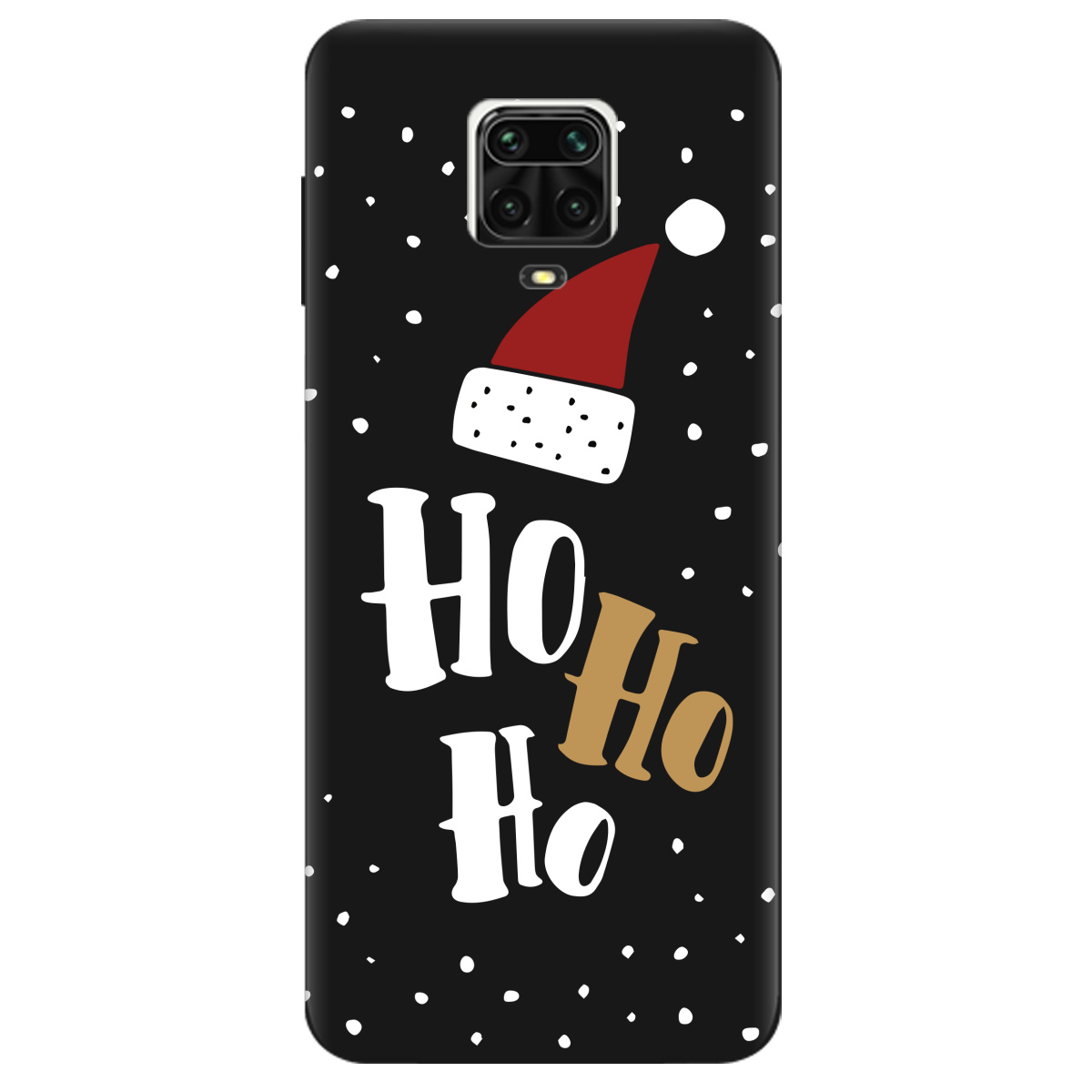 Чехол для Xiaomi Redmi Note 9 Pro черный матовый soft touch Ho-ho-ho - фото 1 Чехол для Xiaomi Redmi Note 9 Pro черный матовый soft touch Ho-ho-ho - фото 1 - Чехлы для телефонов