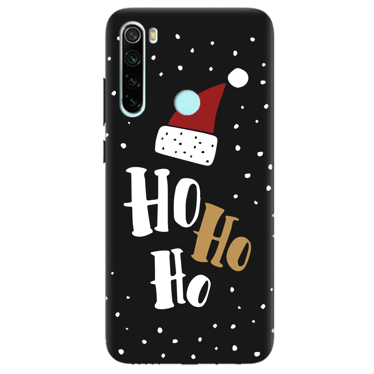 Чохол для Xiaomi Redmi Note 8T чорний матовий soft touch Ho-ho-ho - фото 1 - Чохли для телефонів