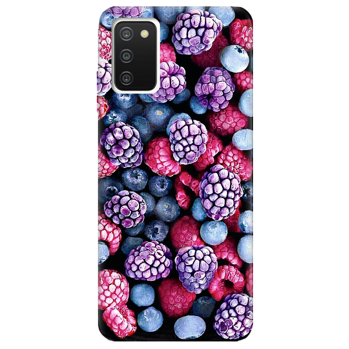 Чохол для Samsung Galaxy A03s Frosty berry - фото 1 Чохол для Samsung Galaxy A03s Frosty berry - фото 1 - Чохли для телефонів