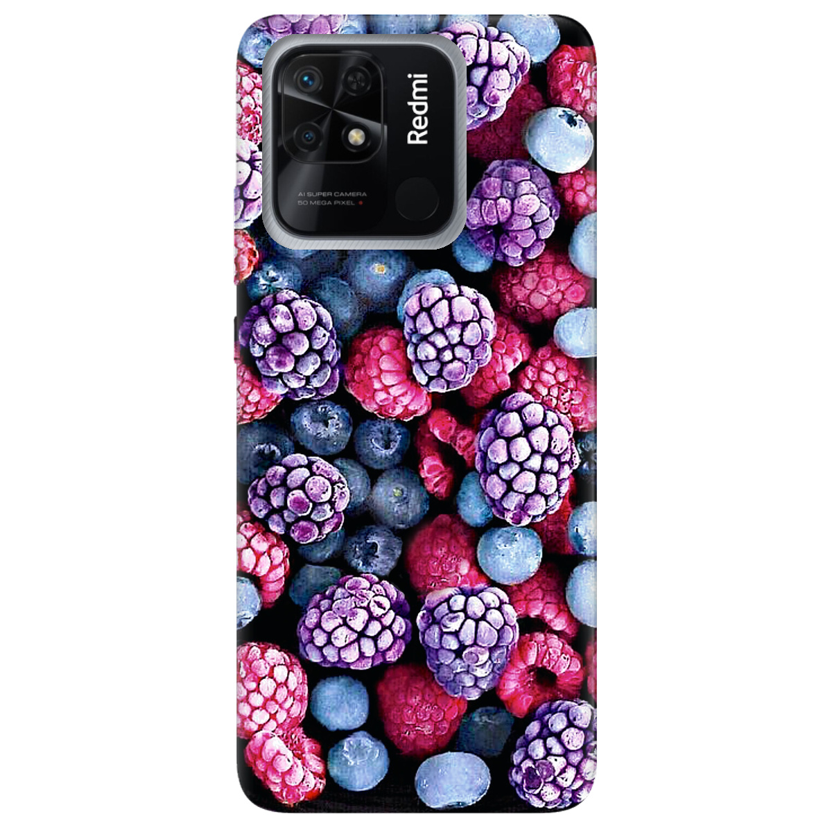 Чехол для Xiaomi Redmi 10C Frosty berry - фото 1 - Чехлы для телефонов
