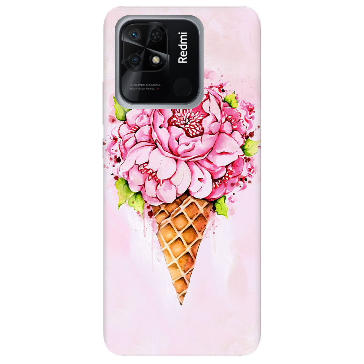Чохол для Xiaomi Redmi 10C Ice cream - фото 1 - Чохли для телефонів