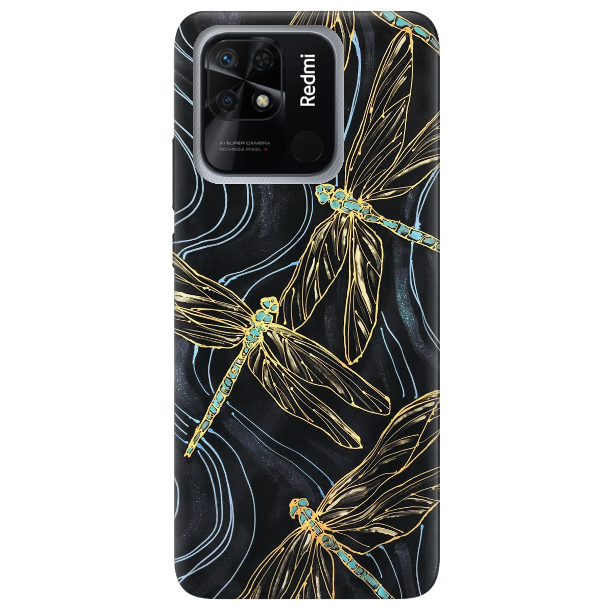 Чехол для Xiaomi Redmi 10C Dragonfly - фото 1 - Чехлы для телефонов