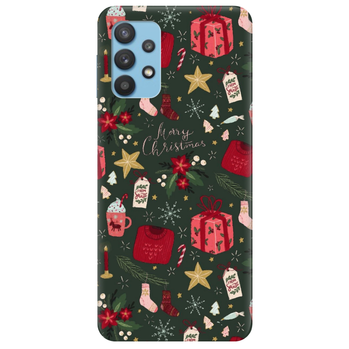 Чохол для Samsung Galaxy A32 4G Merry christmas - фото 1 - Чохли для телефонів