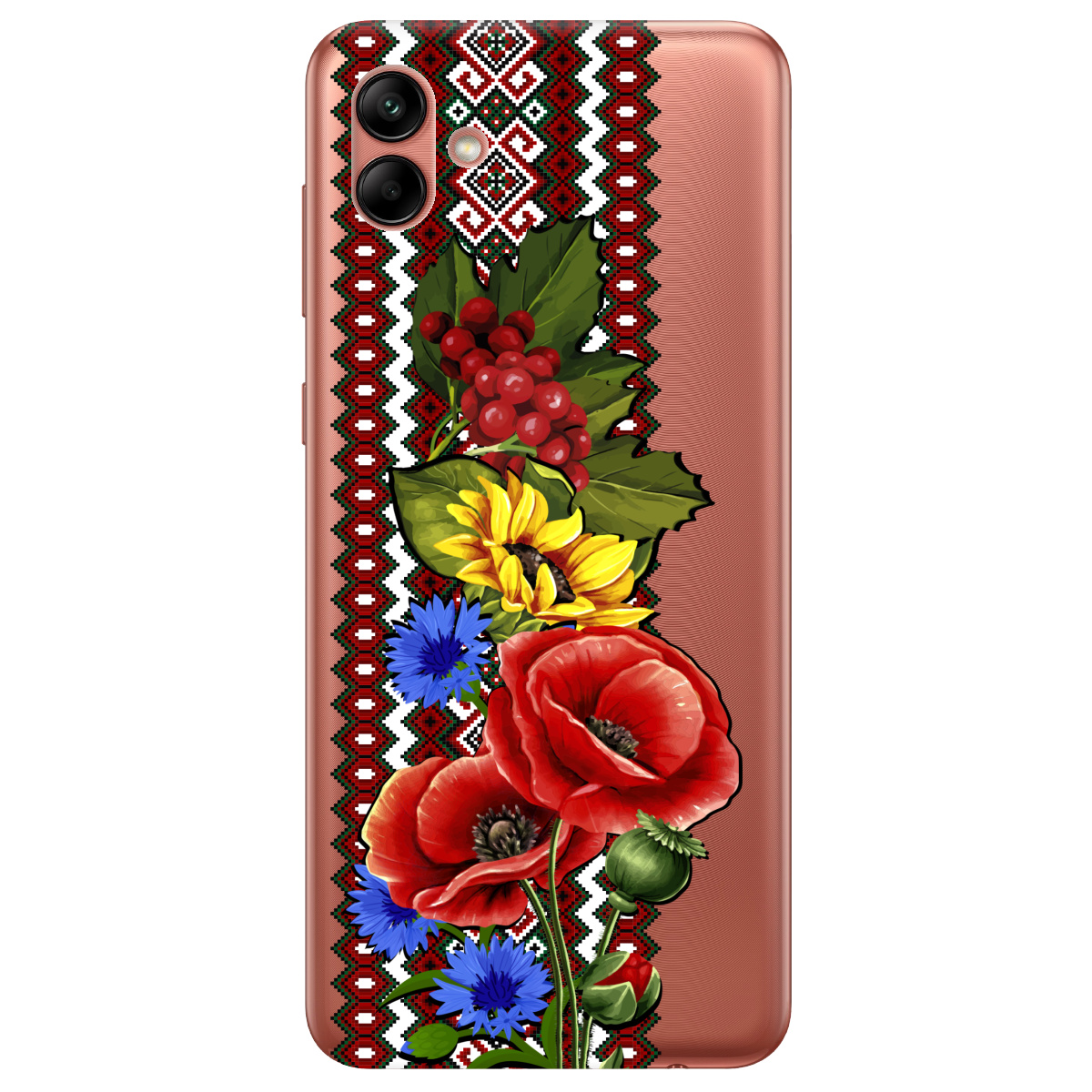 Чехол для Samsung Galaxy A04 Ukraine ornament - фото 1 - Чехлы для телефонов