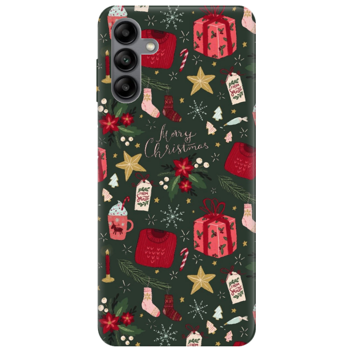 Чехол для Samsung Galaxy A04s Merry christmas - фото 1 - Чехлы для телефонов
