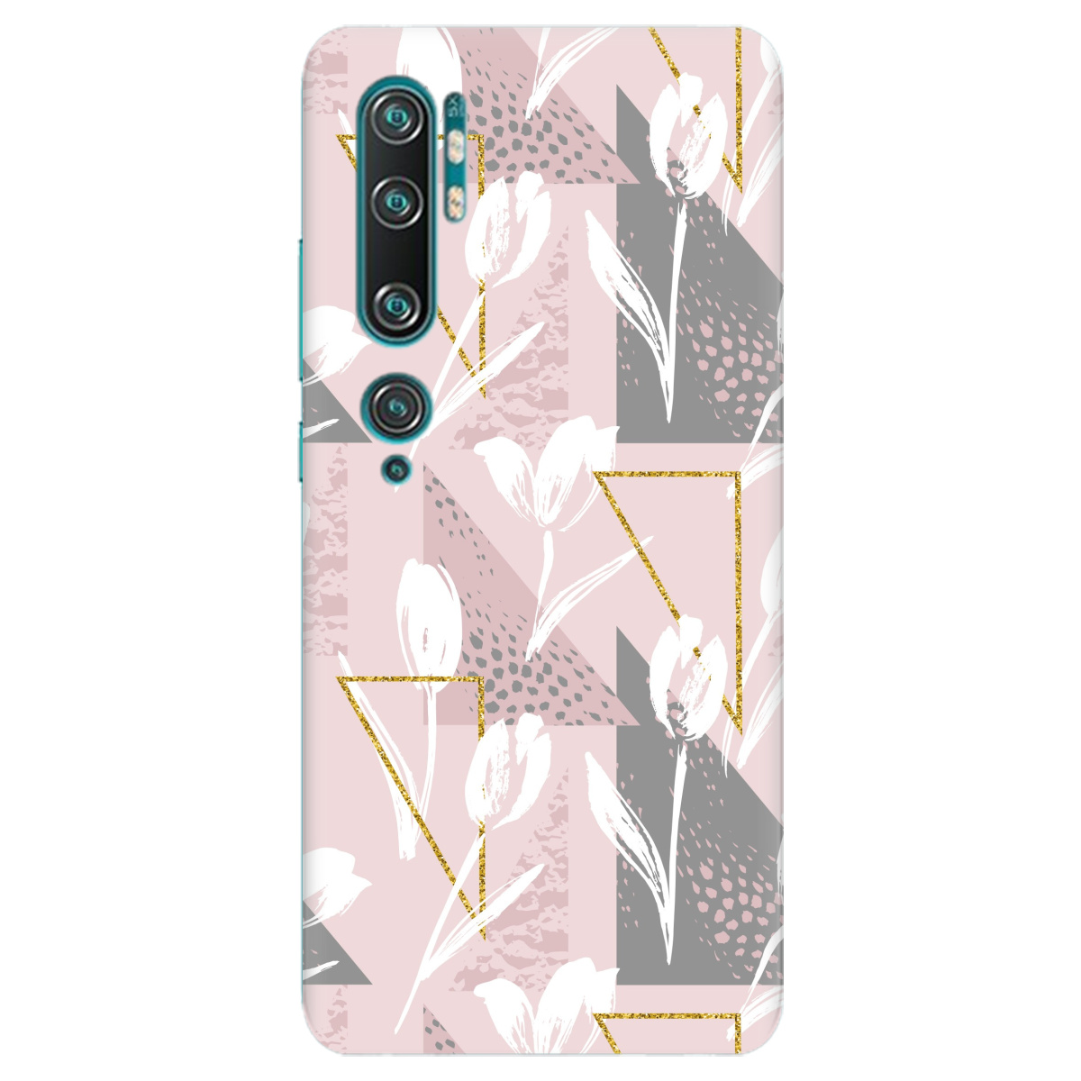 Чехол для Xiaomi Mi Note 10 Pro White tulips - фото 1 - Чехлы для телефонов