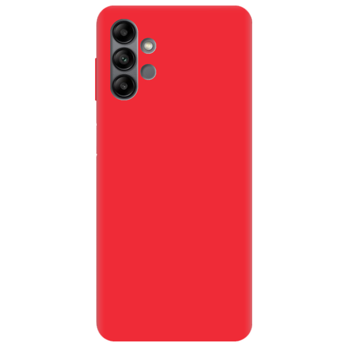 Чехол для Samsung Galaxy A04s ярко-красный матовый soft touch - фото 1 Чехол для Samsung Galaxy A04s ярко-красный матовый soft touch - фото 1 - Чехлы для телефонов