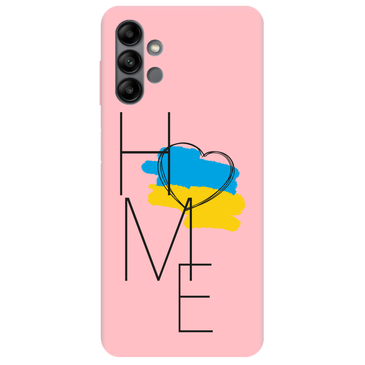 Чехол для Samsung Galaxy A04s нежно-розовый матовый soft touch Home - фото 1 - Чехлы для телефонов